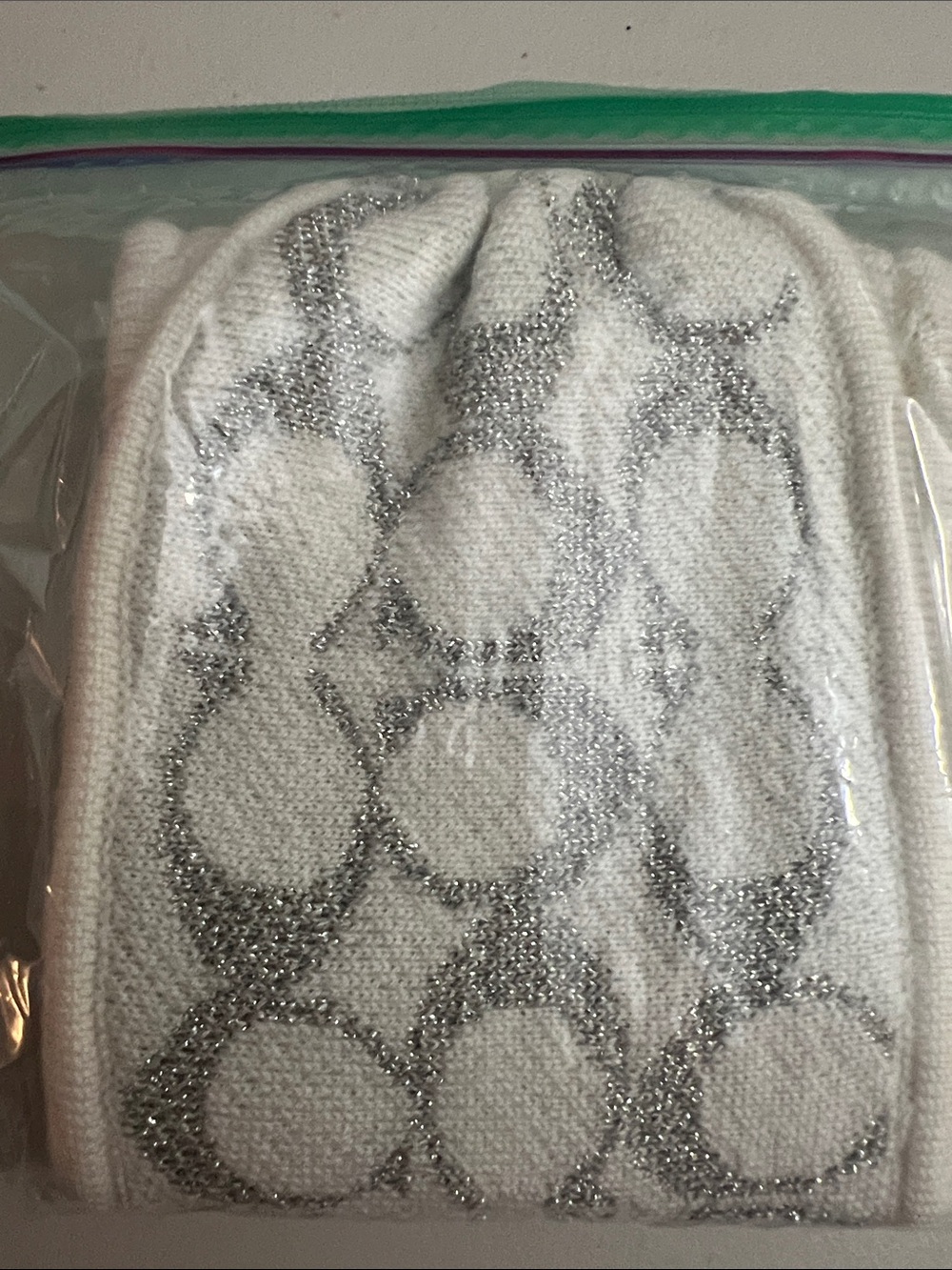 Coach Signature Metallic Knit Headband